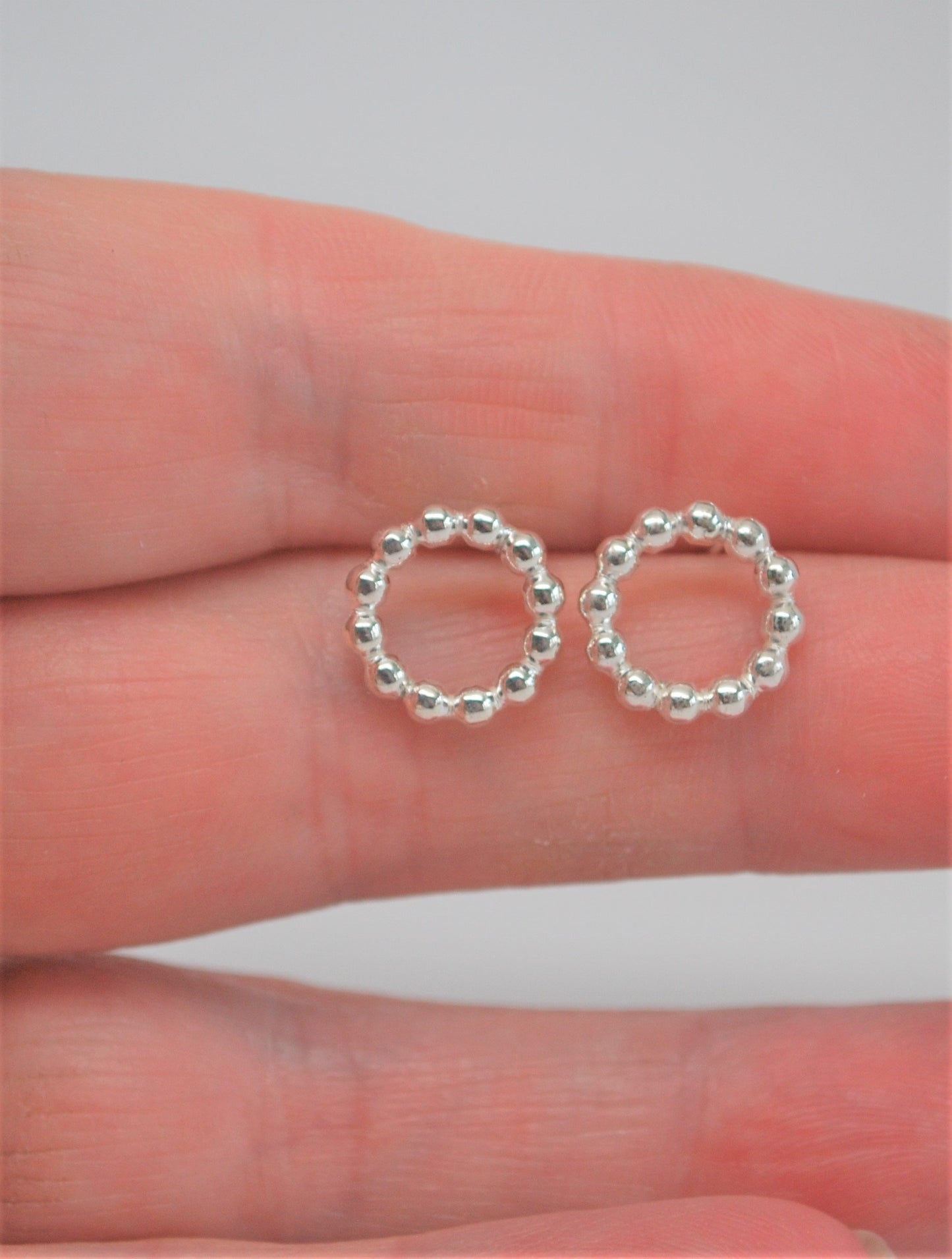Open Circle Stud Earring Silver, Infinity Earring, Open Circle Stud Earrings, Silver Small Open Circle Studs, 14k gold open circle earring,
