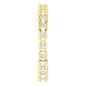 Diamond Bezel Eternity Band