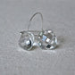 April Birthstone Earring - Gemstone Dangle Drop Earring - Rock Candy Earring - Statement Earring - Rock Quartz Recycled Sterling Earrings