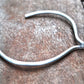 Wishbone Bracelet Cuff - Chevron Bracelet - Bangle Made in Sterling or Gold Matte Brushed or Shiny