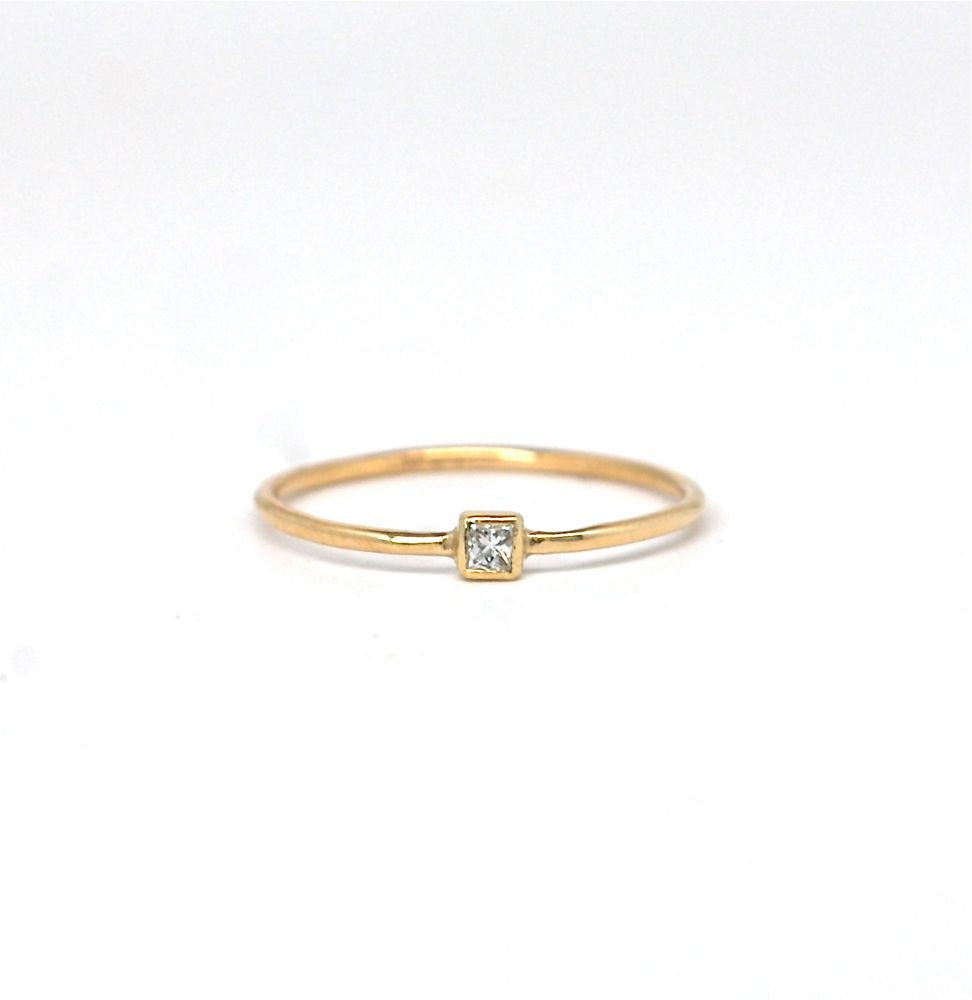 Princess Cut Diamond Ring, Princess Cut Diamond Band, Gemstone Ring, Princess Cut Engagement Ring, Womans Ring, Gift for Her, Graduation