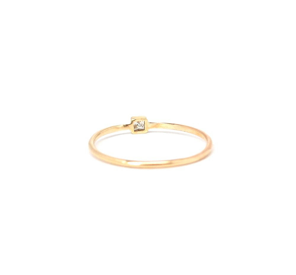 Princess Cut Diamond Ring, Princess Cut Diamond Band, Gemstone Ring, Princess Cut Engagement Ring, Womans Ring, Gift for Her, Graduation
