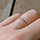 Thin Twisted Rope Band 14k solid yellow gold twist band - Recycled Gold