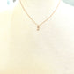 14k Gold Initial Charm Layering Necklace Customizable