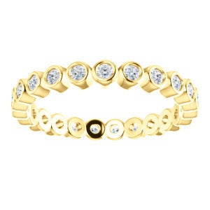 Diamond Bezel Eternity Band