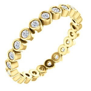 Diamond Bezel Eternity Band