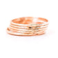 Gold Stack Rings The Skinny Stack set of 6