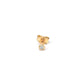 Single Tiny Diamond Stud Earring by JLaurynDesign 14k Gold Diamond Earring Diamond Studs, Cartilage Earring