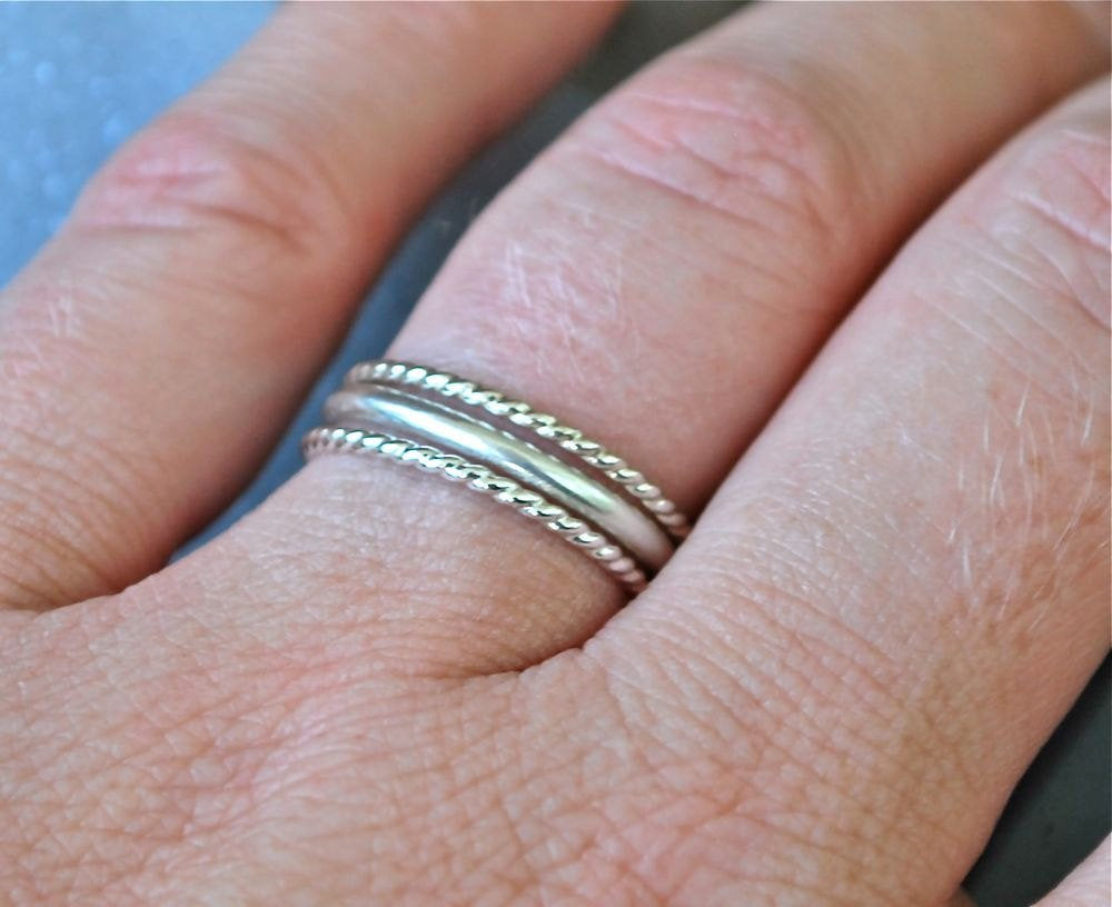 Twist Stack Sterling Stacking Rings – J Lauryn Design