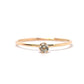 Green Amethyst Prasiolite 14K Gold Ring Made to Order February Birthstone Stackable Ring Birthstone Stacking Ring