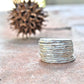 Rings Recycled Argentium Silver Stacking Rings The Skinny Stack Set of 12