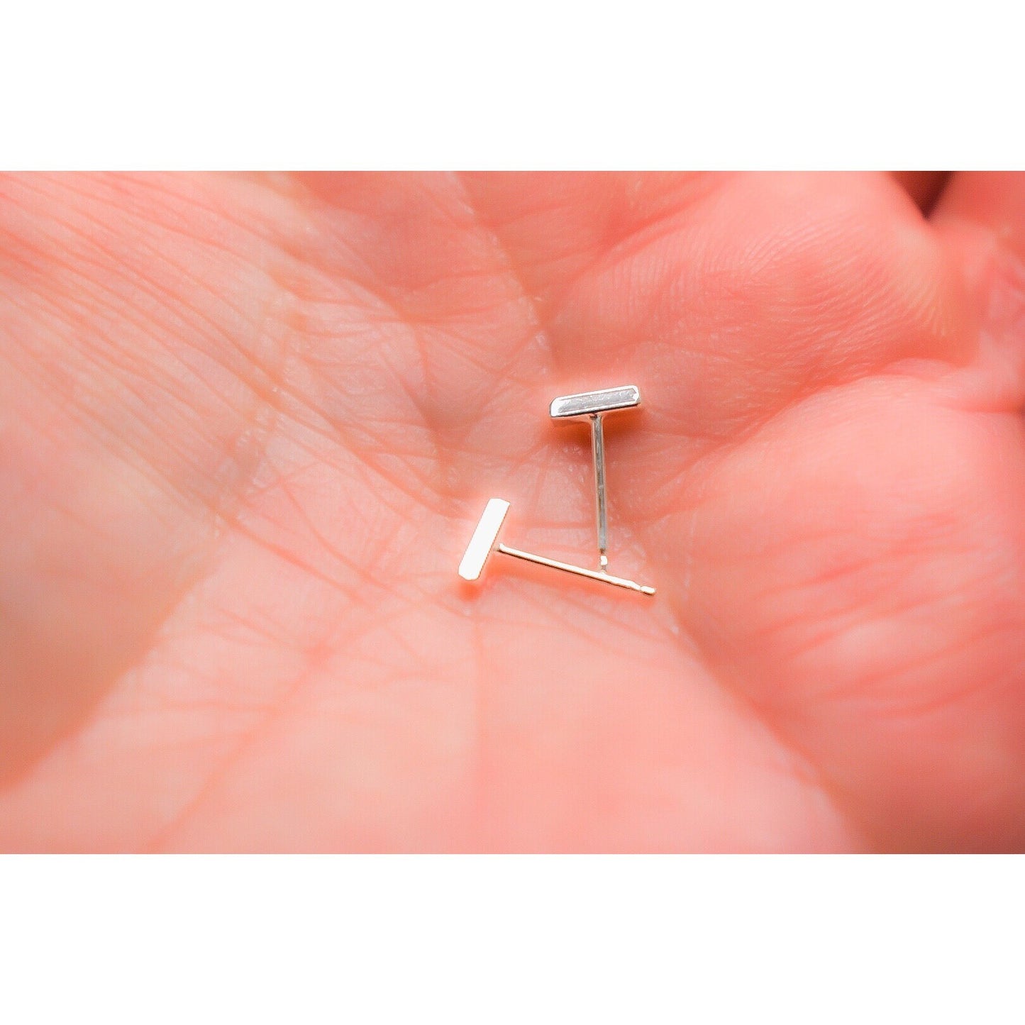 Silver Bar Earring, Stud Earring, Small Stud Earring, Gold Bar Earring, Gift for Her, Everyday Earrings, Simple Studs, Sterling Bar Studs