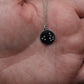 Leo Zodiac Constellation Leo Sterling Silver and Diamond Pendant Necklace