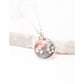 Leo Zodiac Constellation Leo Sterling Silver and Diamond Pendant Necklace
