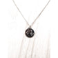Leo Zodiac Constellation Leo Sterling Silver and Diamond Pendant Necklace