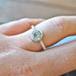 Alternative 2 Carat Diamond Ring Sterling Silver
