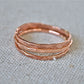 Stack Rings 10 Silver or Gold Rings  -  The Skinny Stack