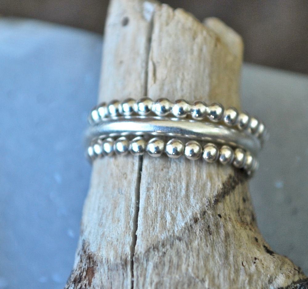 Twist Stack Sterling Stacking Rings