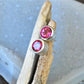Pink Topaz Silver Earrings - The Madeleine