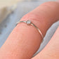 Ring 18k Gold Diamond Stacking Ring April Birthstone Diamond 18k White Gold Ring