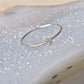 Ring 18k Gold Diamond Stacking Ring April Birthstone Diamond 18k White Gold Ring
