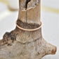 Gold Red Rhodolite Garnet Stack Ring - Recycled Gold - Fair Trade Eco Friendly - January birthstone
