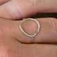 Recycled Silver Circle Infinity Ring