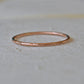 Rose Gold Stack Ring Made of Recycled 14K Gold - Stacking Ring