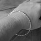 Twist Bracelet  - Twisted Flattened Sterling Stacking Bangle - Recycled Sterling Silver Bangle Stacking Bracelet