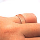 14k Gold Wedding Band - 14k Rose Gold Men's Wedding Ring - Handmade Wedding Band - Customizable Wedding Band