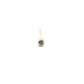 Tiny Blue Diamond Stud Earring, Single 14k Gold Diamond Earring, Diamond Stardust Earring, Diamond Studs, Cartilage Earring