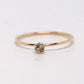 Green Amethyst Prasiolite 14K Gold Ring Made to Order February Birthstone Stackable Ring Birthstone Stacking Ring