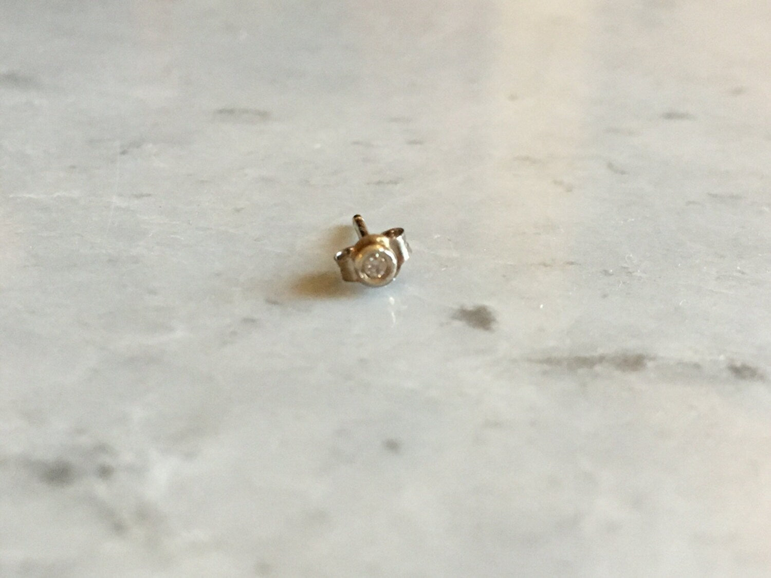 18k rose gold lightweight friction backs. Set of two. Replacement backs