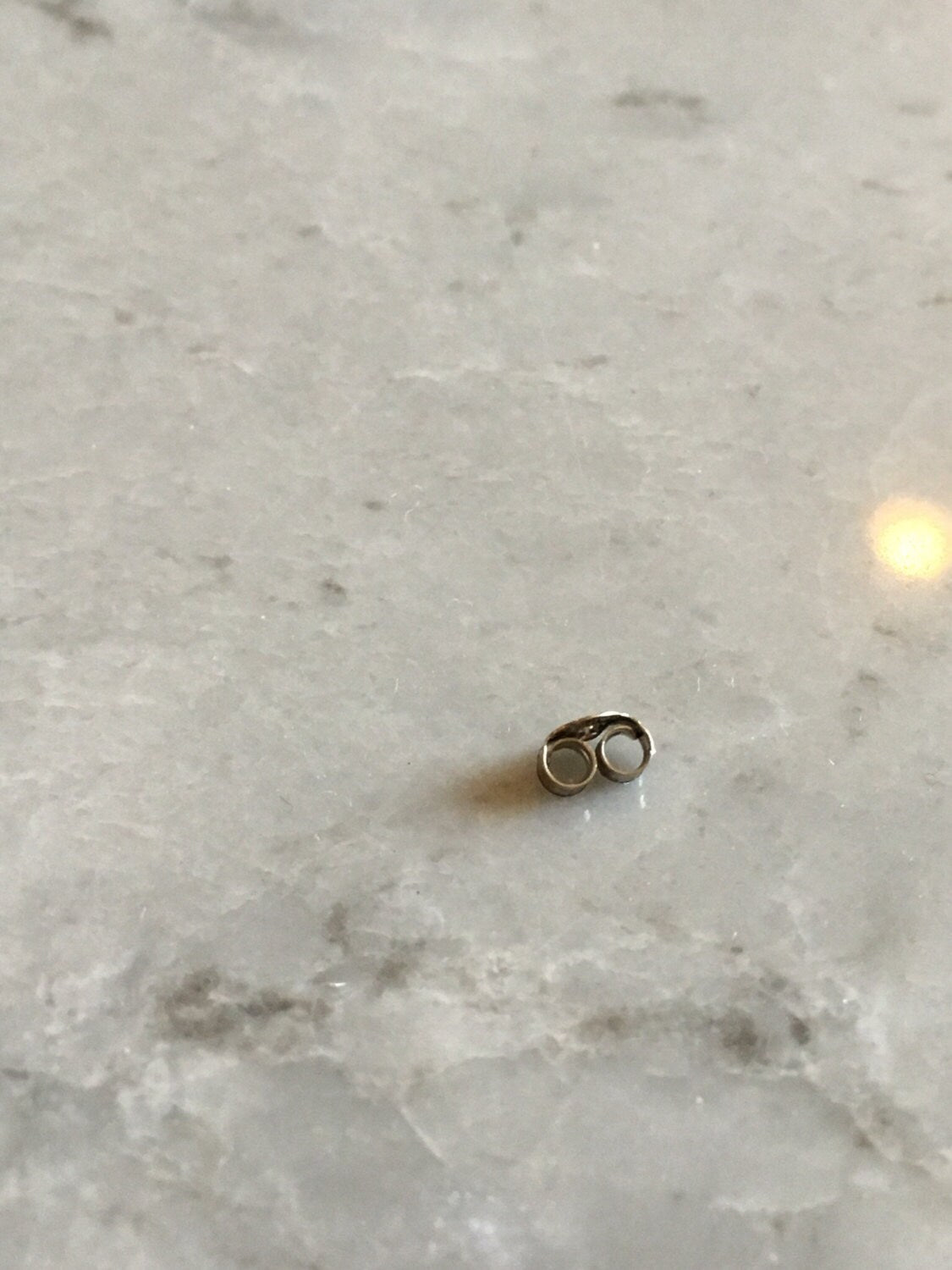 18k rose gold lightweight friction backs. Set of two. Replacement backs