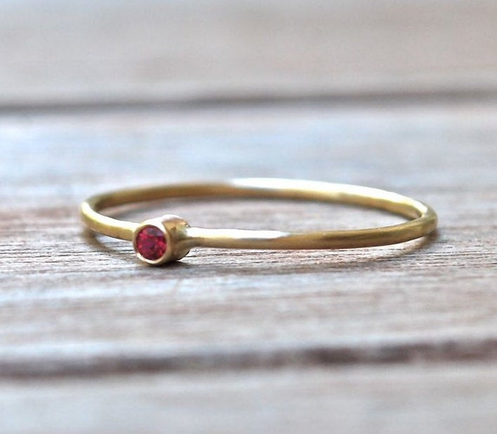 14k Rose Gold Tourmaline Rings