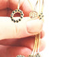14k Diamond Cluster Setting Layering Cuff Bracelet
