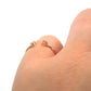 Diamond and Aquamarine Cuff Ring 14k Gold