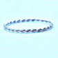 14k Gold Twist Band Stack Ring Stackable Ring Made to Order Wedding Band Engagement Ring - White Gold - Rose Gold - Yellow Gold