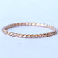 Thin Twisted Rope Band 14k solid yellow gold twist band - Recycled Gold