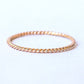 Thin Twisted Rope Band 14k solid yellow gold twist band - Recycled Gold