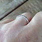 Beaded Bubble Band - Dotted Silver Stack Ring - Stack Ring - Eternity Band Stacking Ring Guard Made of Recycled Sterling Silver
