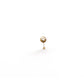 Natural Genuine Diamond Stud Earring Tiny 14k or Silver Cartilage or Earlobe Teeny Diamond Stud Post Earring Single