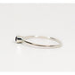 Ceylon Blue Sapphire Stack Ring September Birthstone Made in Silver or 14k yellow or white Gold