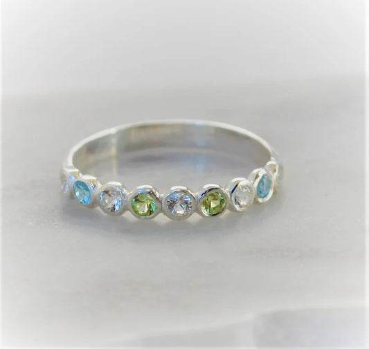 Family Birthstone Ring Custom Deposit For Design