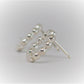 Infinity Bubble Circle Earrings Sterling Silver 14K Yellow Rose White Gold