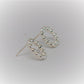 Infinity Bubble Circle Earrings Sterling Silver 14K Yellow Rose White Gold
