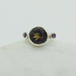 Smoky Quartz Ring, Smokey Quartz Ring, Garnet Statement, Smoky Citrine Jewelry, Garnet Ring, Large Statement Ring , Large Cocktail Ring