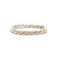 18K White Gold Twist Band - Wedding Ring - Handmade Twist Band - Stacking Ring - Stackable Wedding Ring