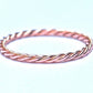 18K White Gold Twist Band - Wedding Ring - Handmade Twist Band - Stacking Ring - Stackable Wedding Ring