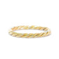 18K White Gold Twist Band - Wedding Ring - Handmade Twist Band - Stacking Ring - Stackable Wedding Ring